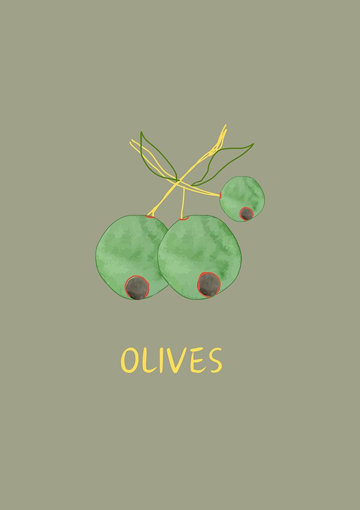 Olives in Green art print by Art of Living for $57.95 CAD