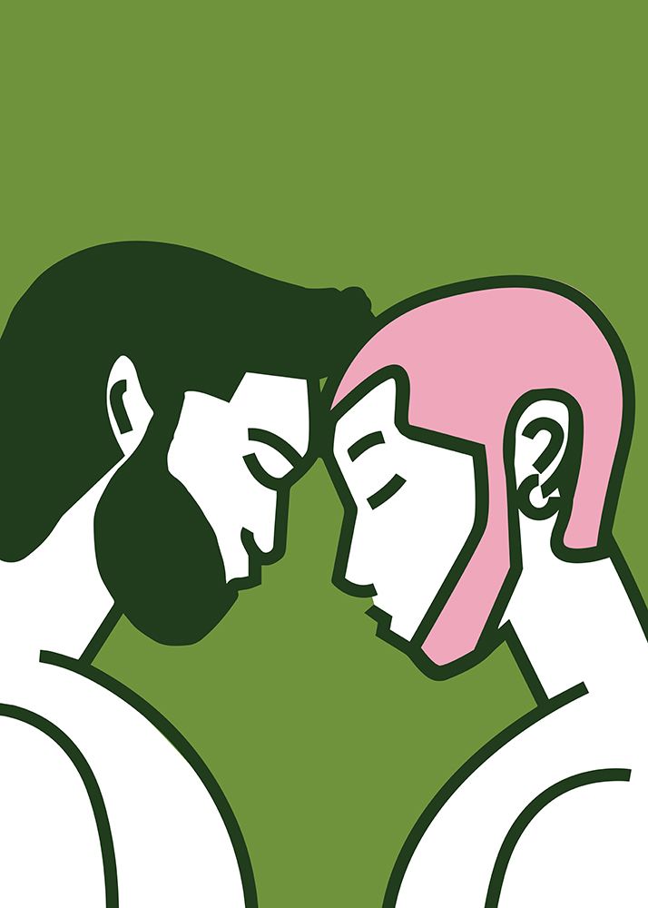Gentle Love Green art print by Chantal Jemmott for $57.95 CAD
