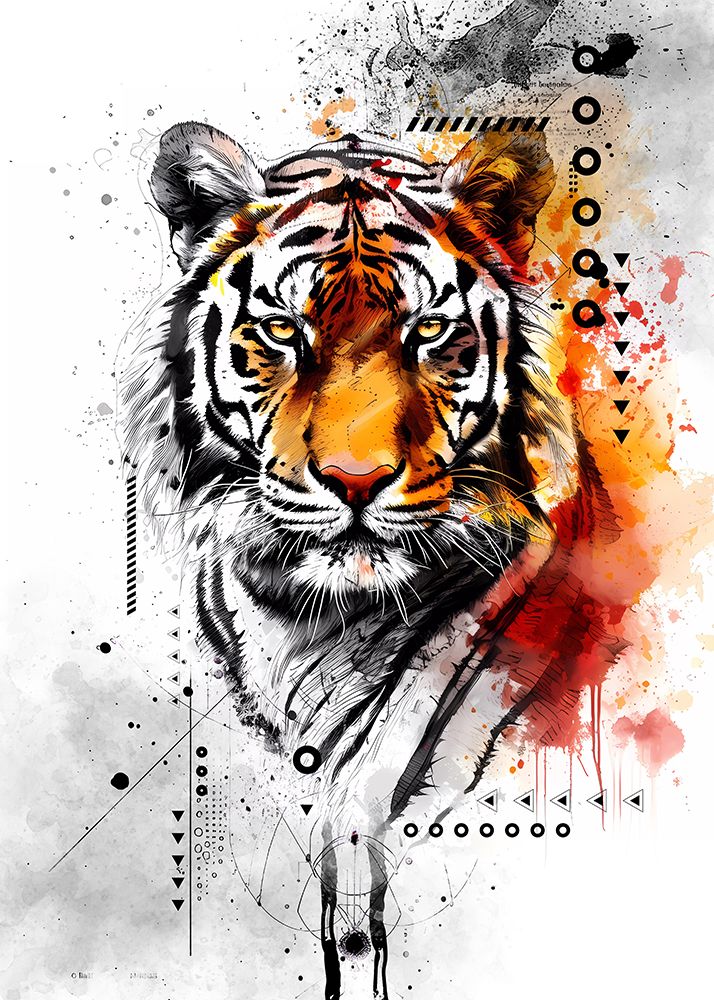 Tiger Poster Art 05 art print by Rafal Kulik for $57.95 CAD
