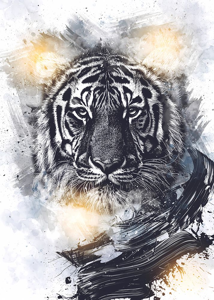 Tiger Poster Art 01 art print by Rafal Kulik for $57.95 CAD