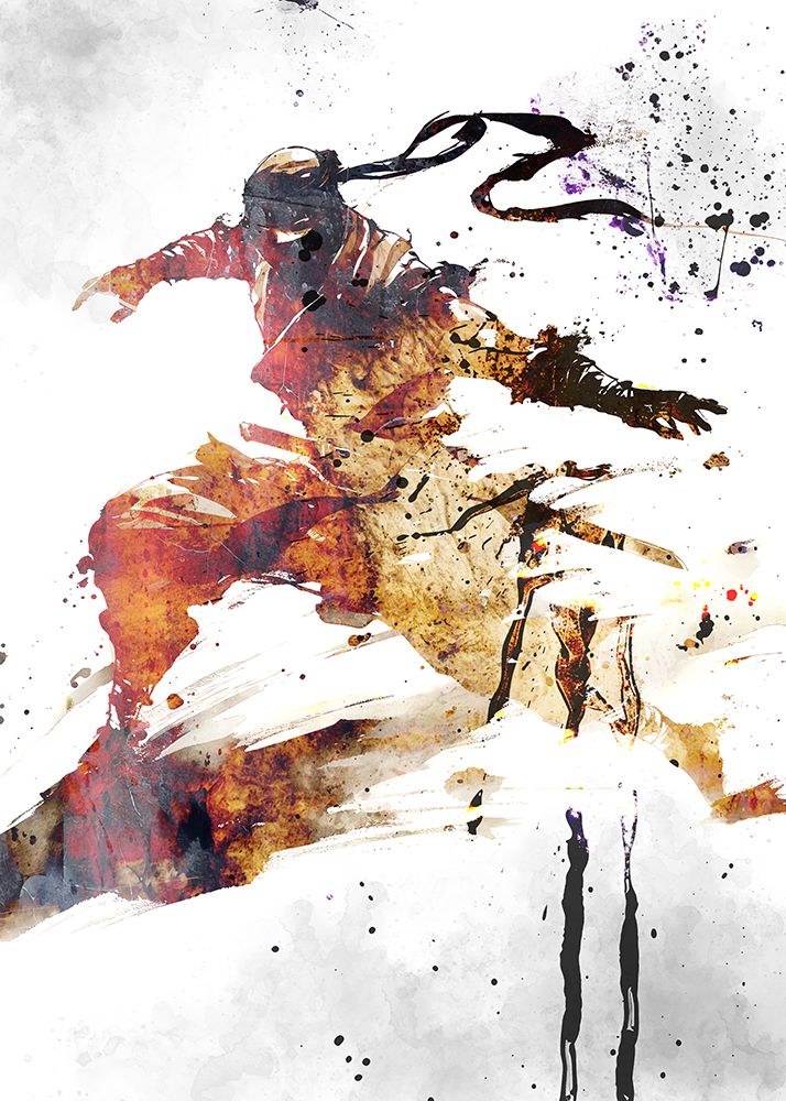 Ninja Japan pst01 art print by Rafal Kulik for $57.95 CAD
