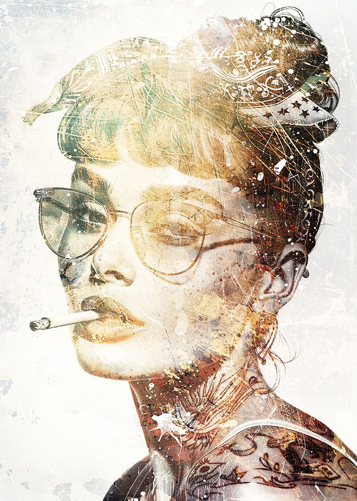 Audrey 01 art print by Rafal Kulik for $57.95 CAD