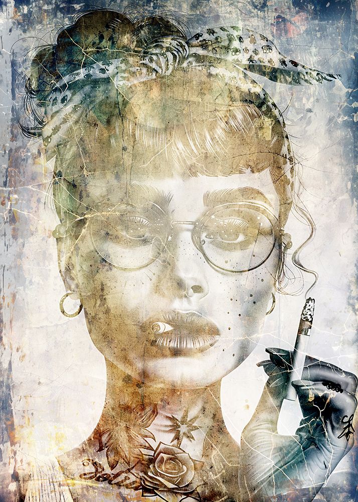 Audrey 02 art print by Rafal Kulik for $57.95 CAD