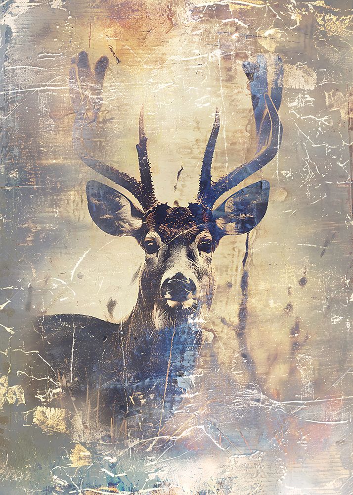 Deer Ink Illustration 03 art print by Rafal Kulik for $57.95 CAD