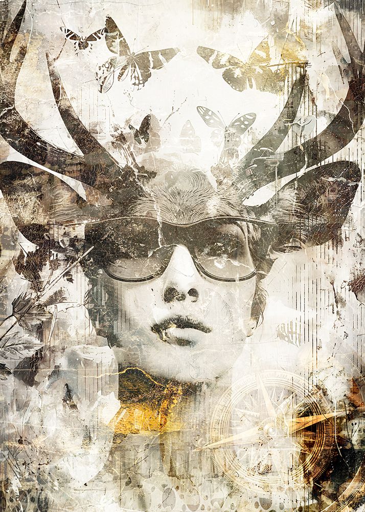 Deer Ink Illustration 06 art print by Rafal Kulik for $57.95 CAD