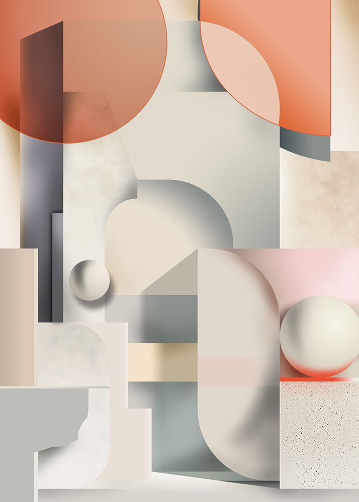 Geometric Vintage Art 01 art print by Rafal Kulik for $57.95 CAD