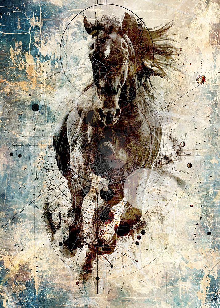 Horse Illustration 01 art print by Rafal Kulik for $57.95 CAD