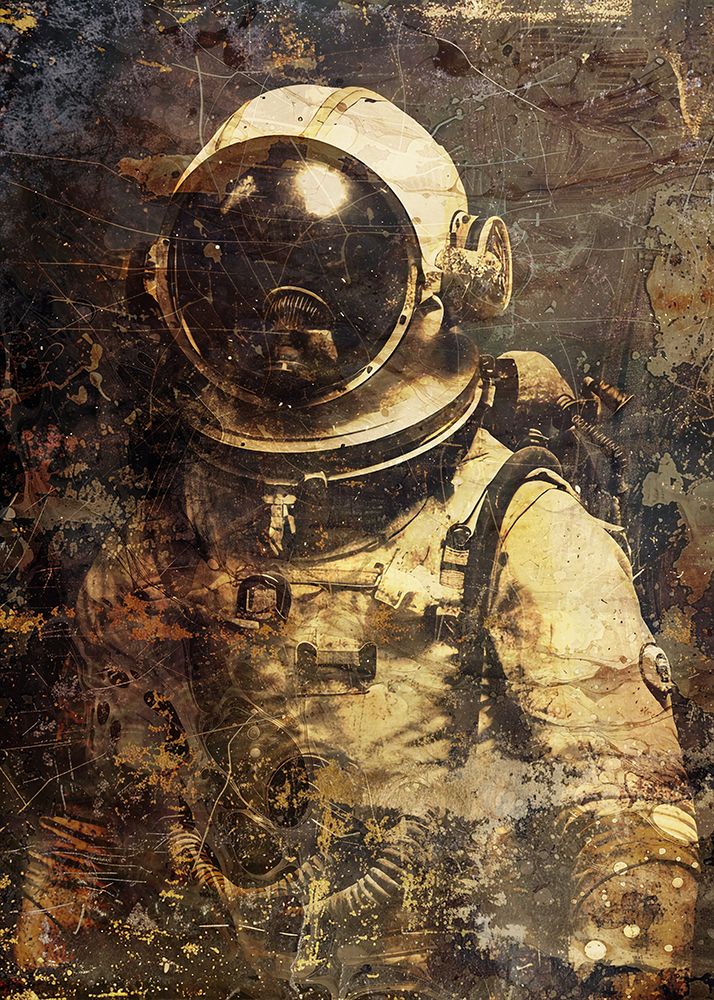 Vintage Diver 02 art print by Rafal Kulik for $57.95 CAD