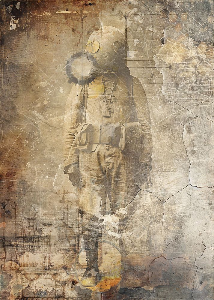 Vintage Diver 04 art print by Rafal Kulik for $57.95 CAD