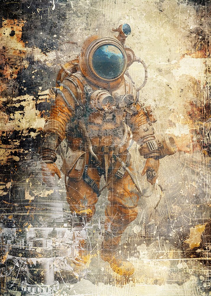 Vintage Diver 06 art print by Rafal Kulik for $57.95 CAD