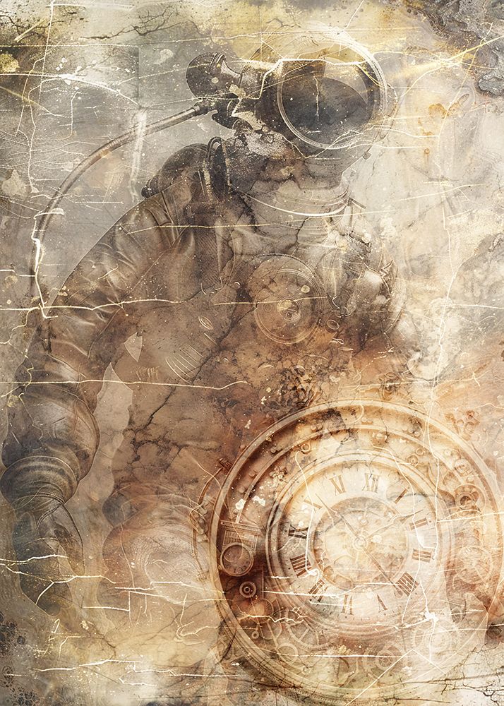 Vintage Diver 08 art print by Rafal Kulik for $57.95 CAD