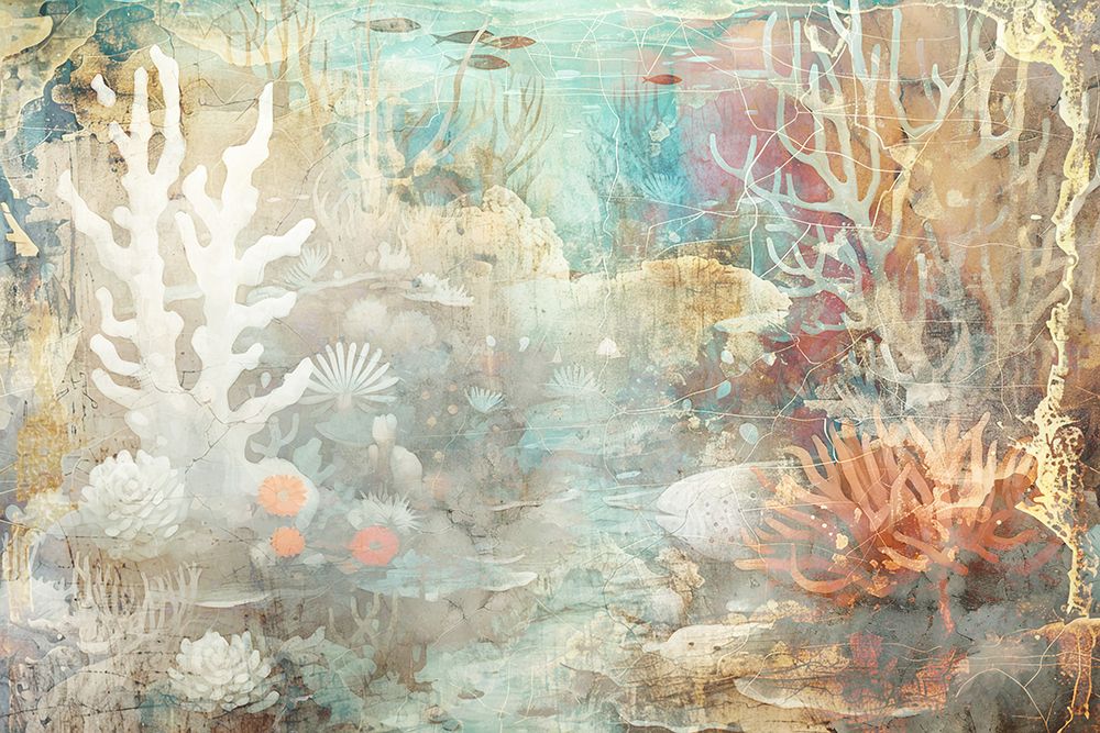 Sea Abstraction Art Wallart art print by Rafal Kulik for $57.95 CAD