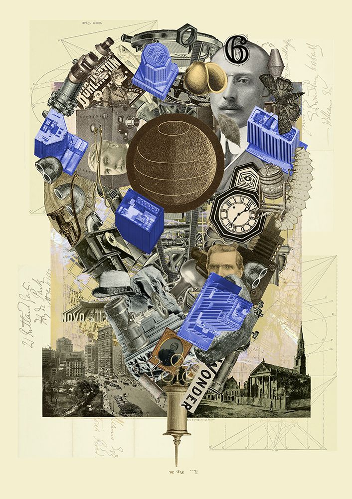 Pin NY III art print by Pawel Pacholec for $57.95 CAD