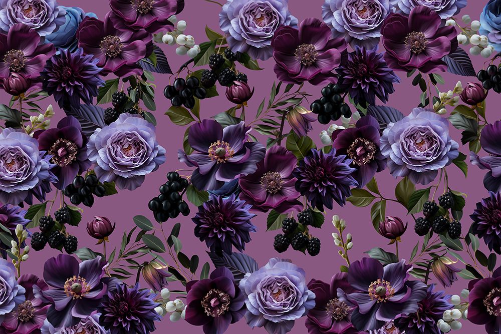Gothic_Purple art print by Sue Skellern for $57.95 CAD