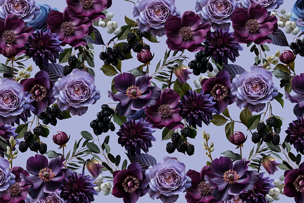 Gothic_ Lilac art print by Sue Skellern for $57.95 CAD