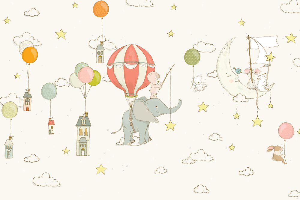 Elephant Dream_SkyWhite art print by Sue Skellern for $57.95 CAD