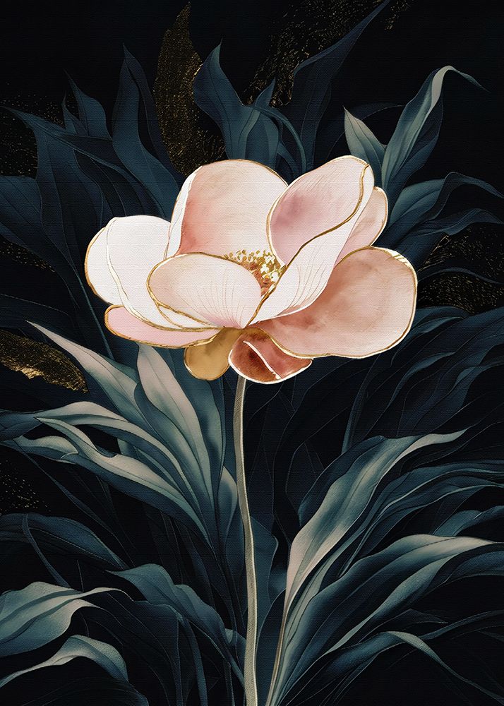 Flower In the Dark art print by Andreas Magnusson for $57.95 CAD