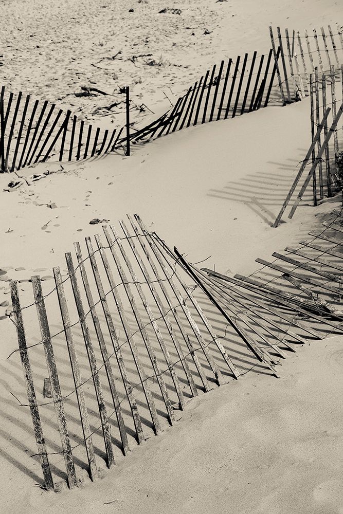 beach fence art print by Olivia Joy St. Claire for $57.95 CAD