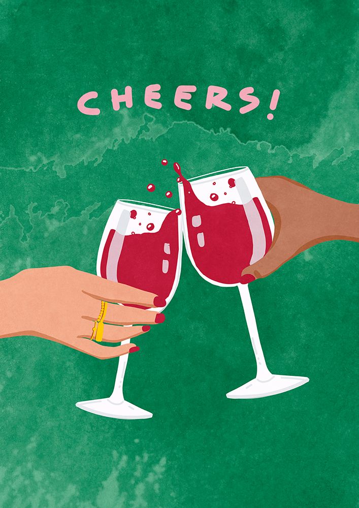 Cheers To Us art print by Raissa Oltmanns for $57.95 CAD