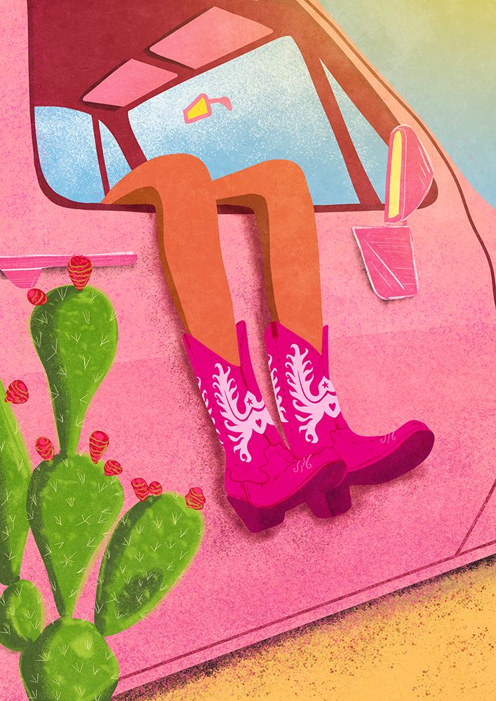 Cowgirl art print by Raissa Oltmanns for $57.95 CAD
