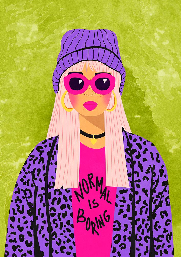 Normal is boring art print by Raissa Oltmanns for $57.95 CAD