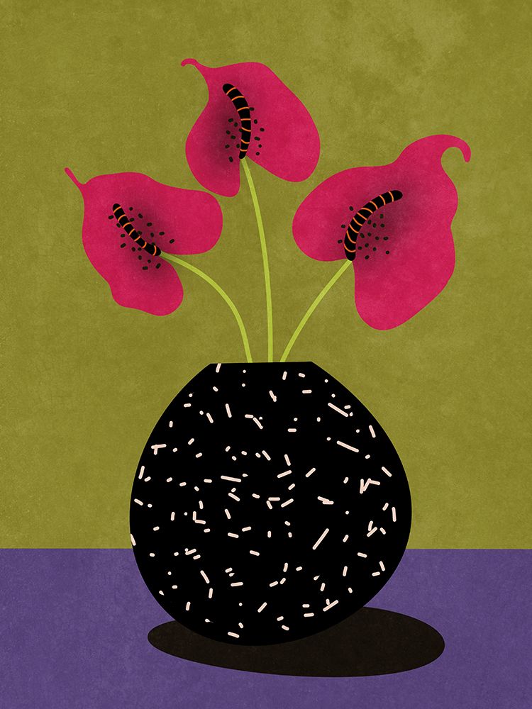 Nice flowers in vase art print by Raissa Oltmanns for $57.95 CAD