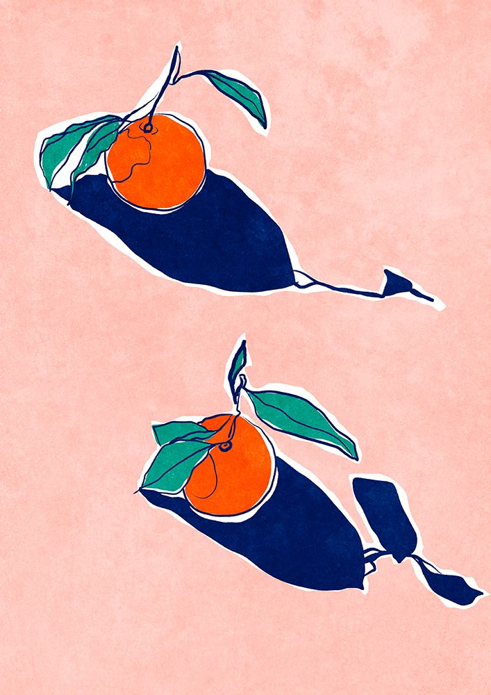 Abstract Oranges art print by Raissa Oltmanns for $57.95 CAD
