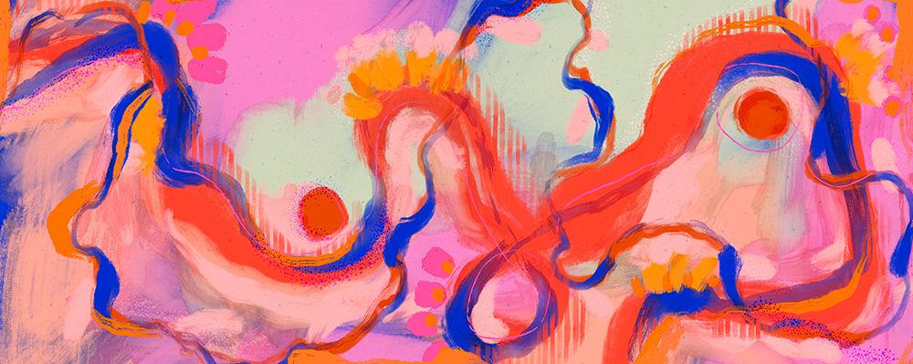 A playful journey art print by Treechild for $57.95 CAD