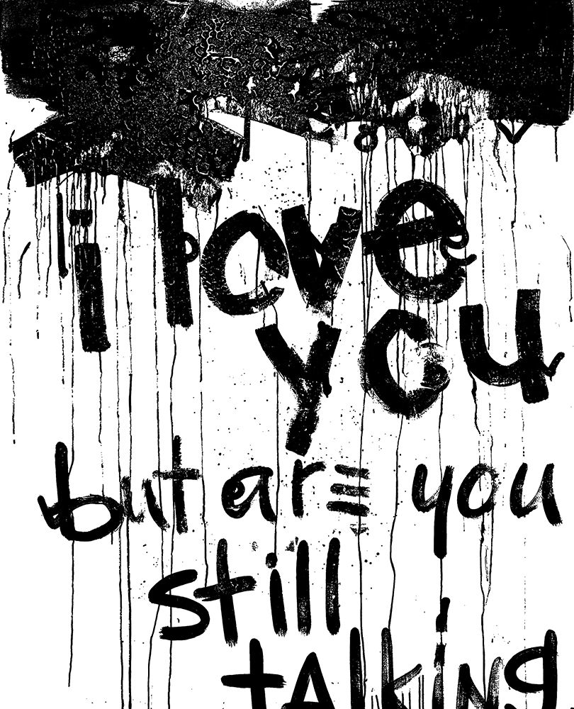 Still talking bw art print by Kent Youngstrom for $57.95 CAD