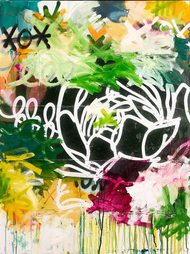 xo green flower art print by Kent Youngstrom for $57.95 CAD