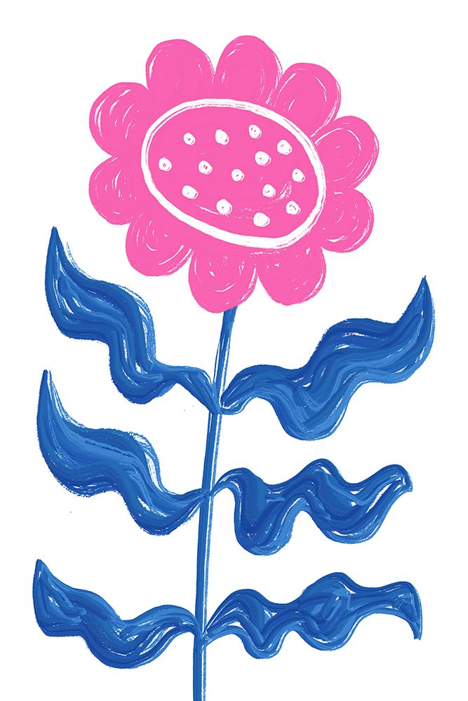 Pink Sunflower art print by Martina for $57.95 CAD