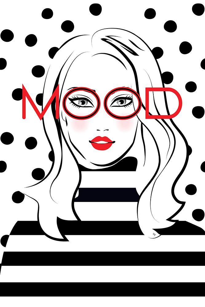 Mood Girl art print by Martina for $57.95 CAD