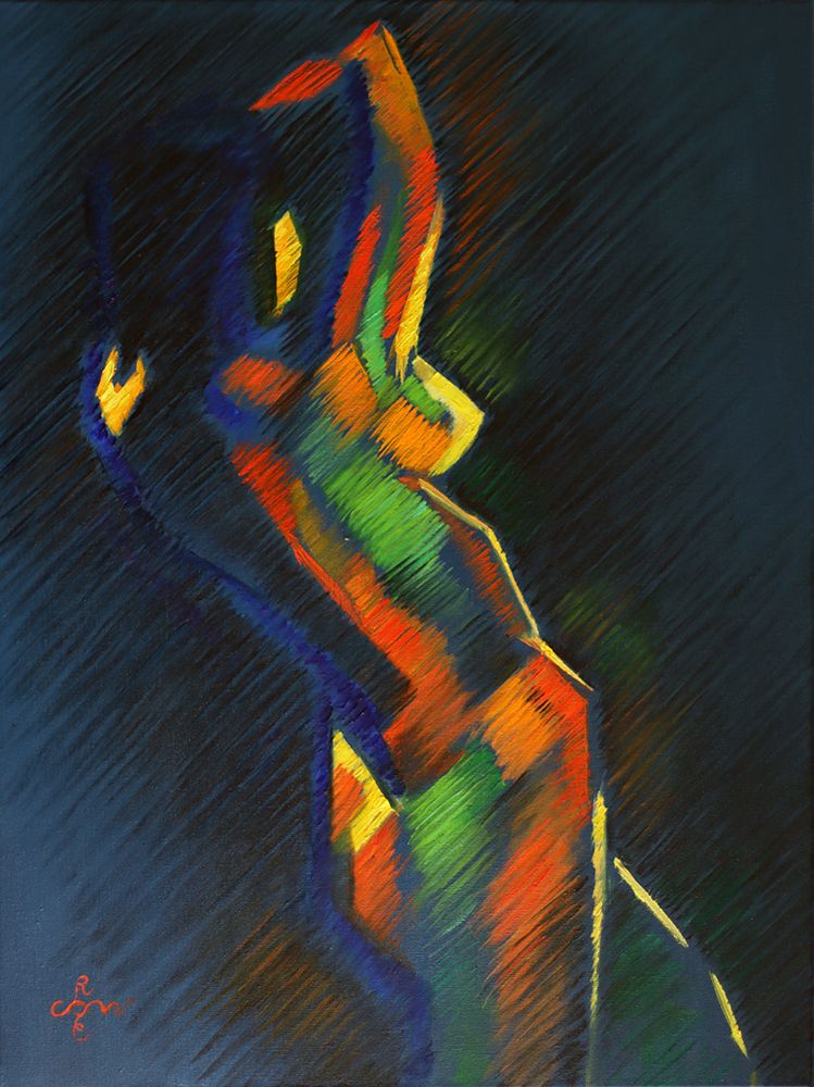 Cubist Expressionism - 08-09-20 art print by Corne Akkers for $57.95 CAD