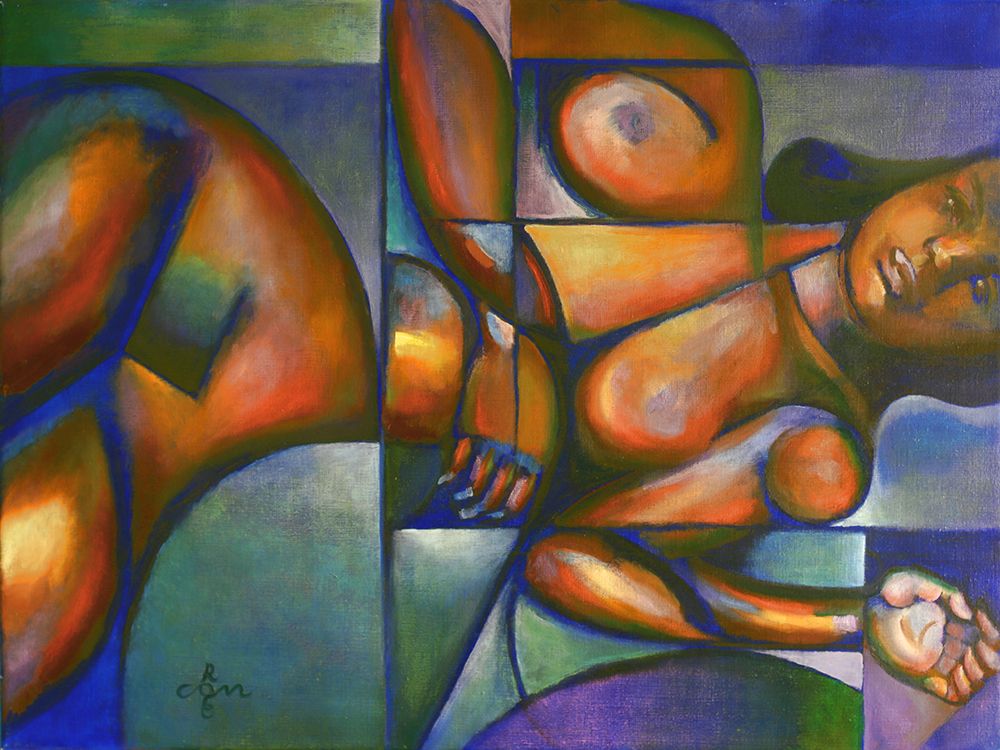 Roundism 12-05-18 art print by Corne Akkers for $57.95 CAD