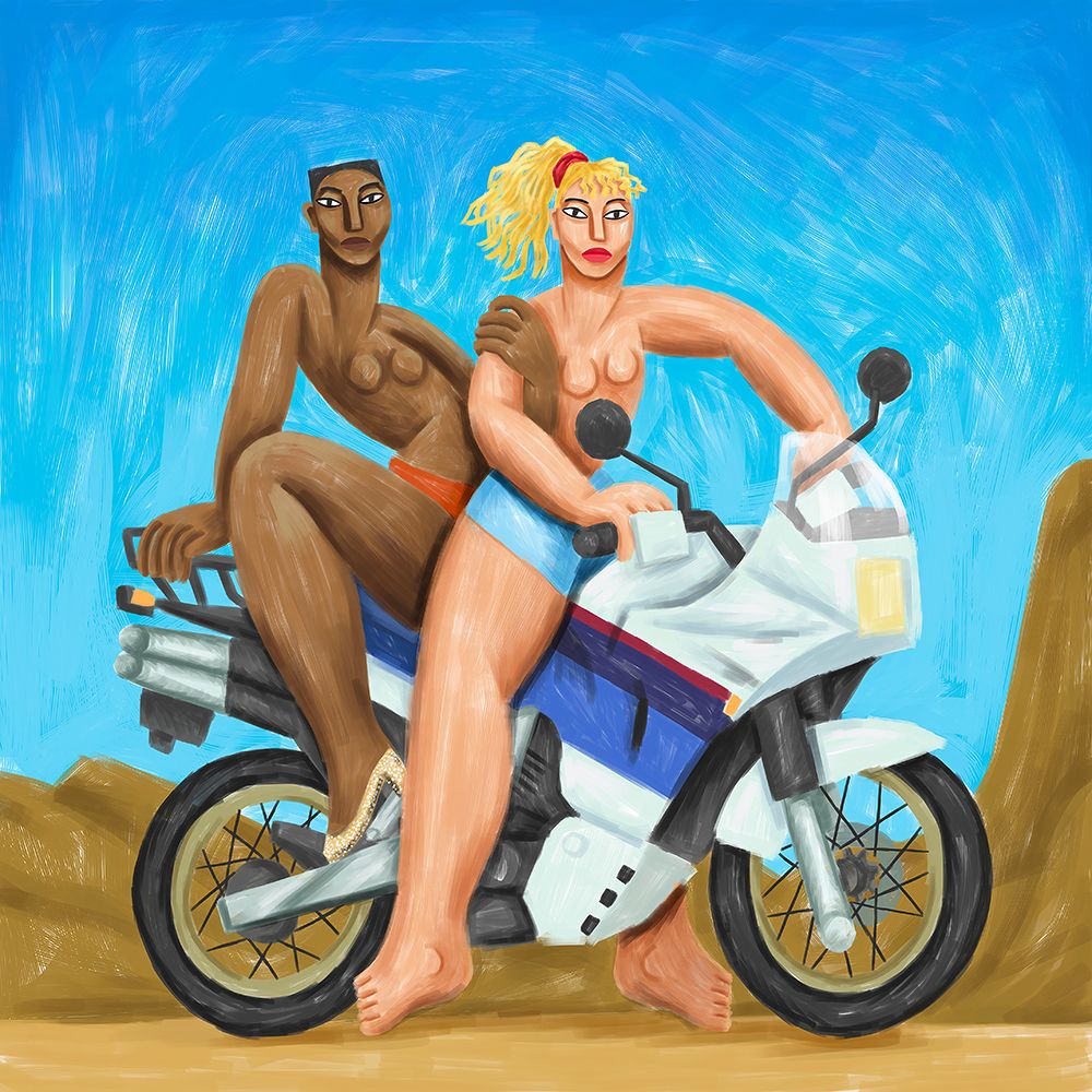 Cépé Free Wheel 2 art print by Cepe for $57.95 CAD