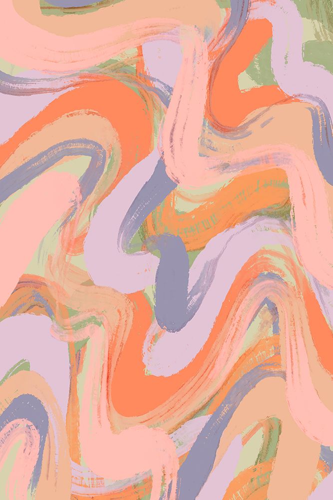 Pastelwaves art print by Treechild for $57.95 CAD