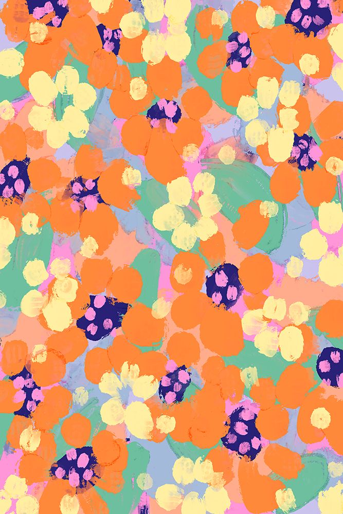 Flowerpattern art print by Treechild for $57.95 CAD