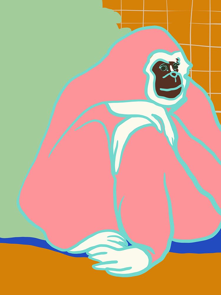 Orang Utan art print by Little Dean for $57.95 CAD