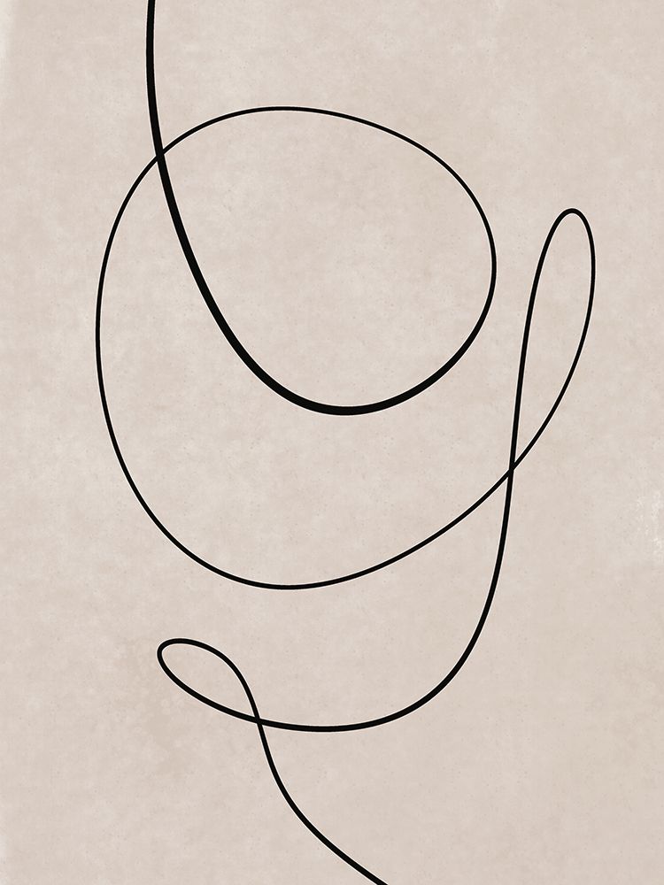 Minimal line art abstract drawing 01 art print by Little Dean for $57.95 CAD