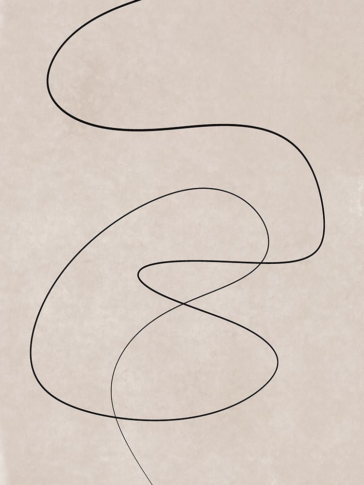 Minimal line art abstract drawing 02 art print by Little Dean for $57.95 CAD