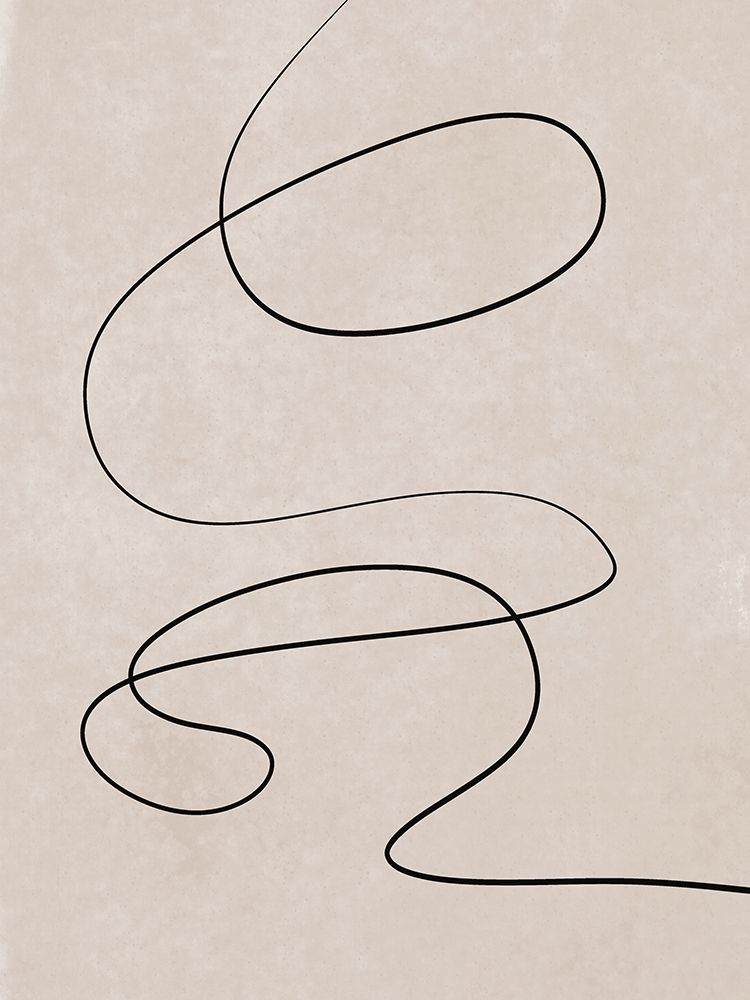 Minimal line art abstract drawing 03 art print by Little Dean for $57.95 CAD