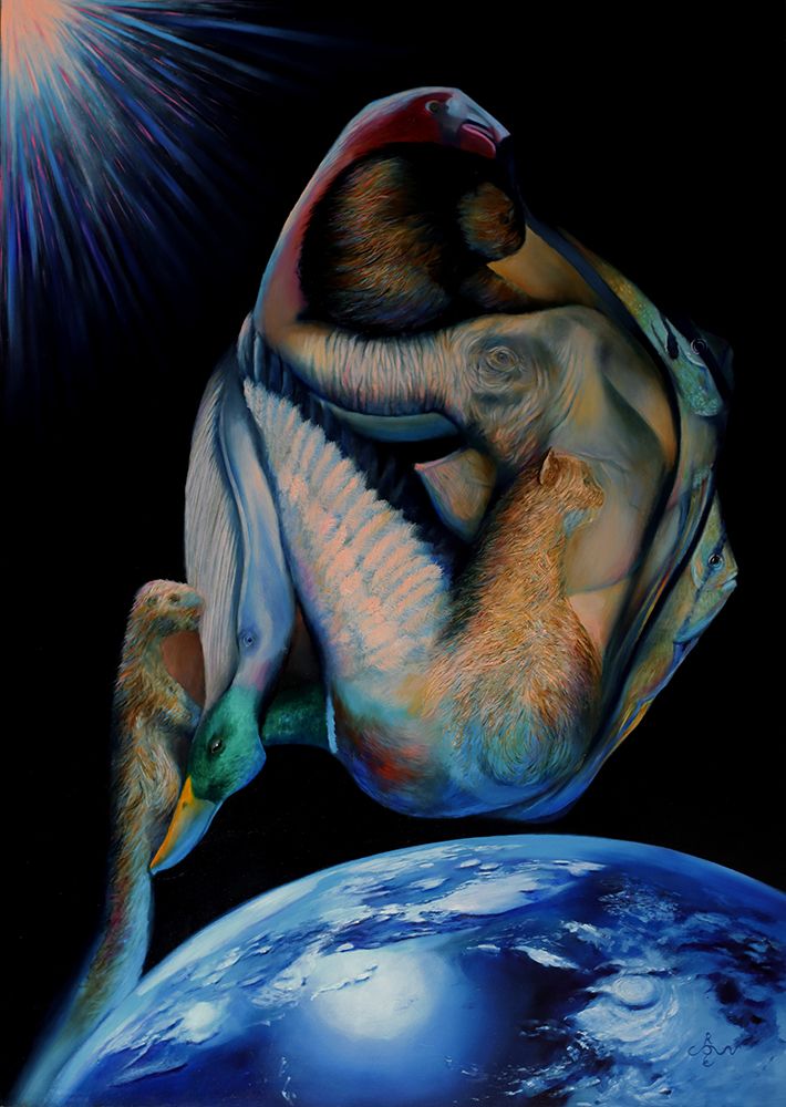 Gaia - 16-03-16 art print by Corne Akkers for $57.95 CAD