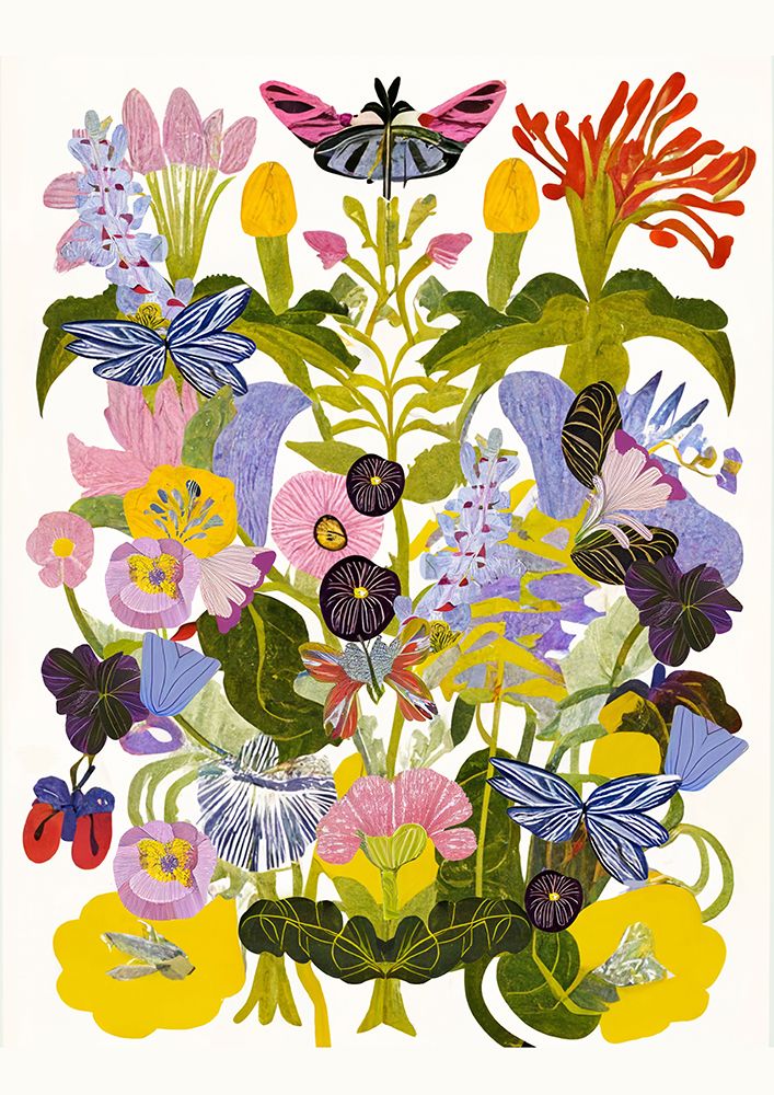 9933x14043 Din Sleeping 143 Abstract Autumn Floral.png art print by Rafaela Mascaro for $57.95 CAD
