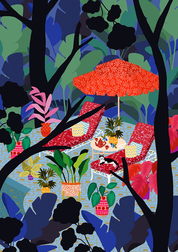 9933x14043 Din 133 Pool In the Middle of Nature art print by Rafaela Mascaro for $57.95 CAD