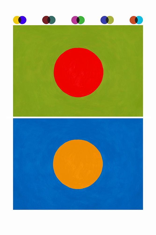 Bauhaus complimentary contrast art print by Rosana Laiz Blursbyai for $57.95 CAD