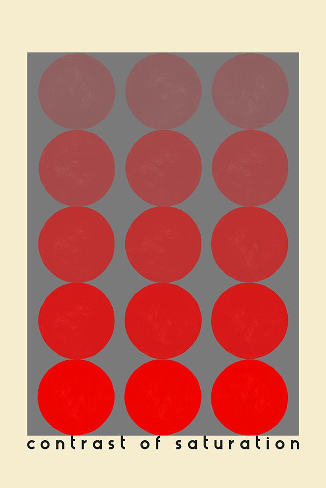 Contrast of saturation art print by Rosana Laiz Blursbyai for $57.95 CAD