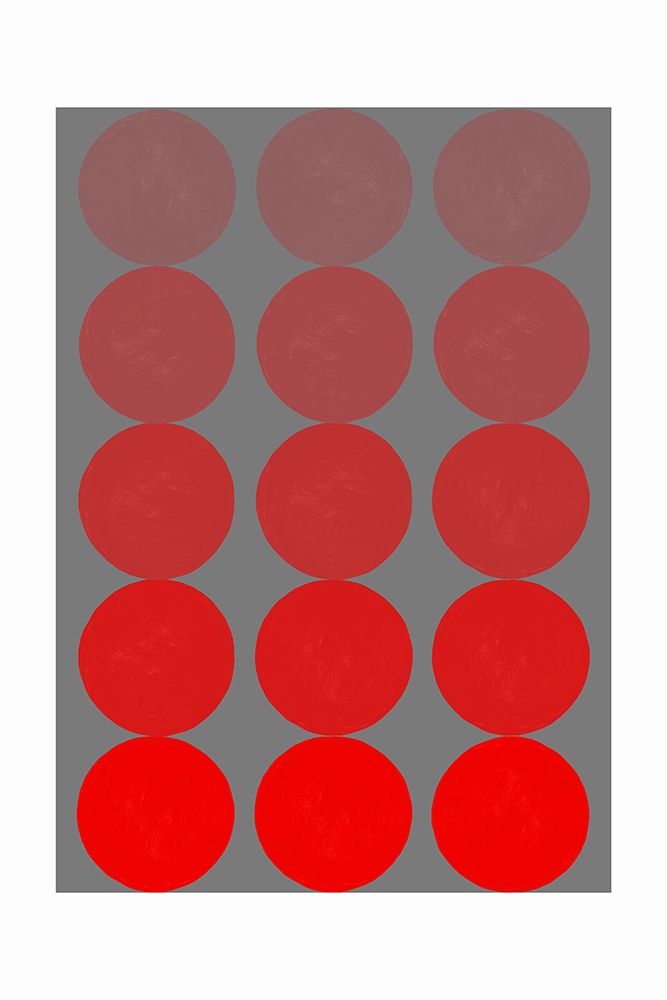 Bauhaus contrast of saturation art print by Rosana Laiz Blursbyai for $57.95 CAD