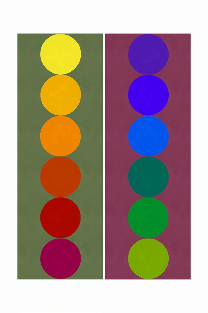Bauhaus contrast of dark and cool art print by Rosana Laiz Blursbyai for $57.95 CAD
