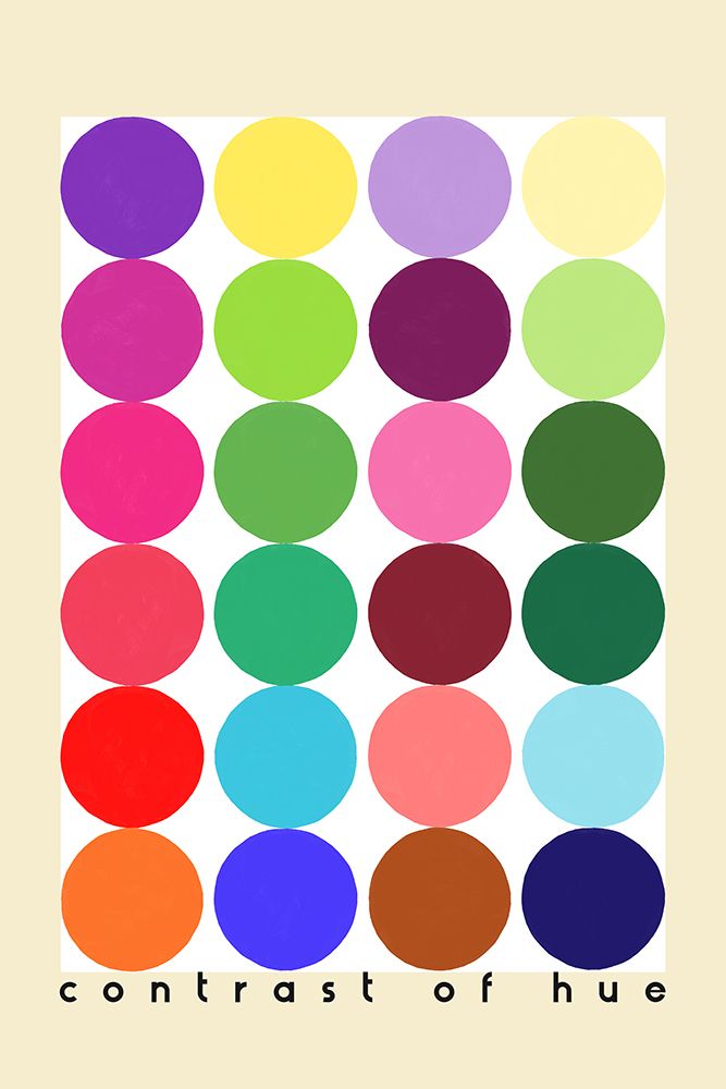 Contrast of hue art print by Rosana Laiz Blursbyai for $57.95 CAD