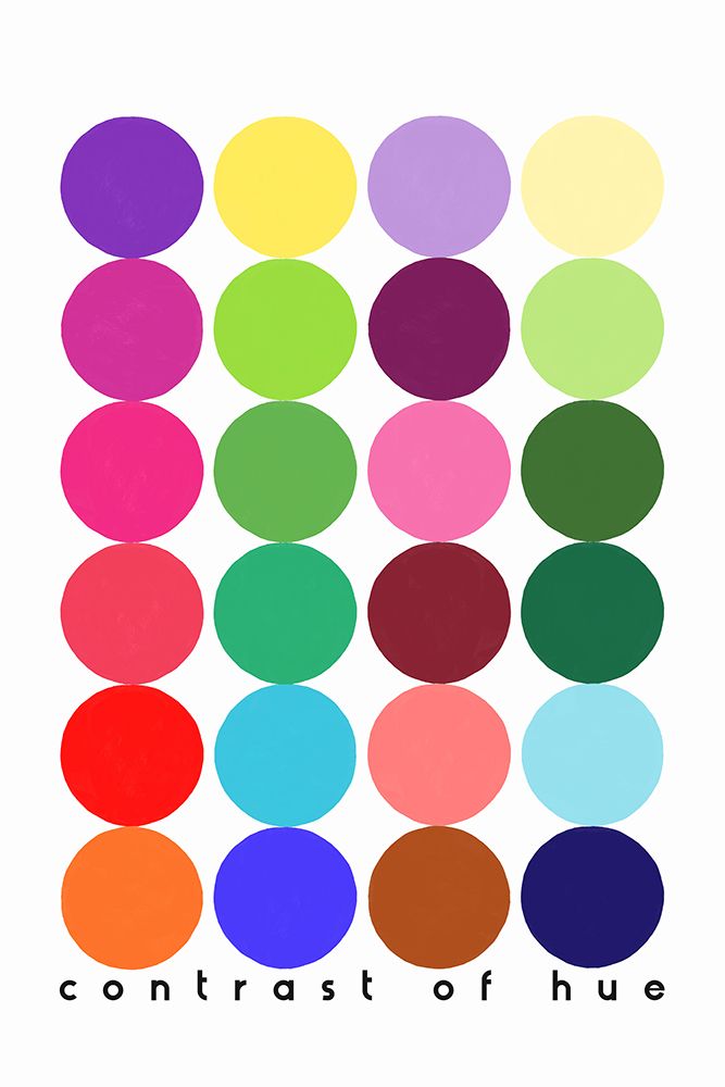 Contrast of hue art print by Rosana Laiz Blursbyai for $57.95 CAD